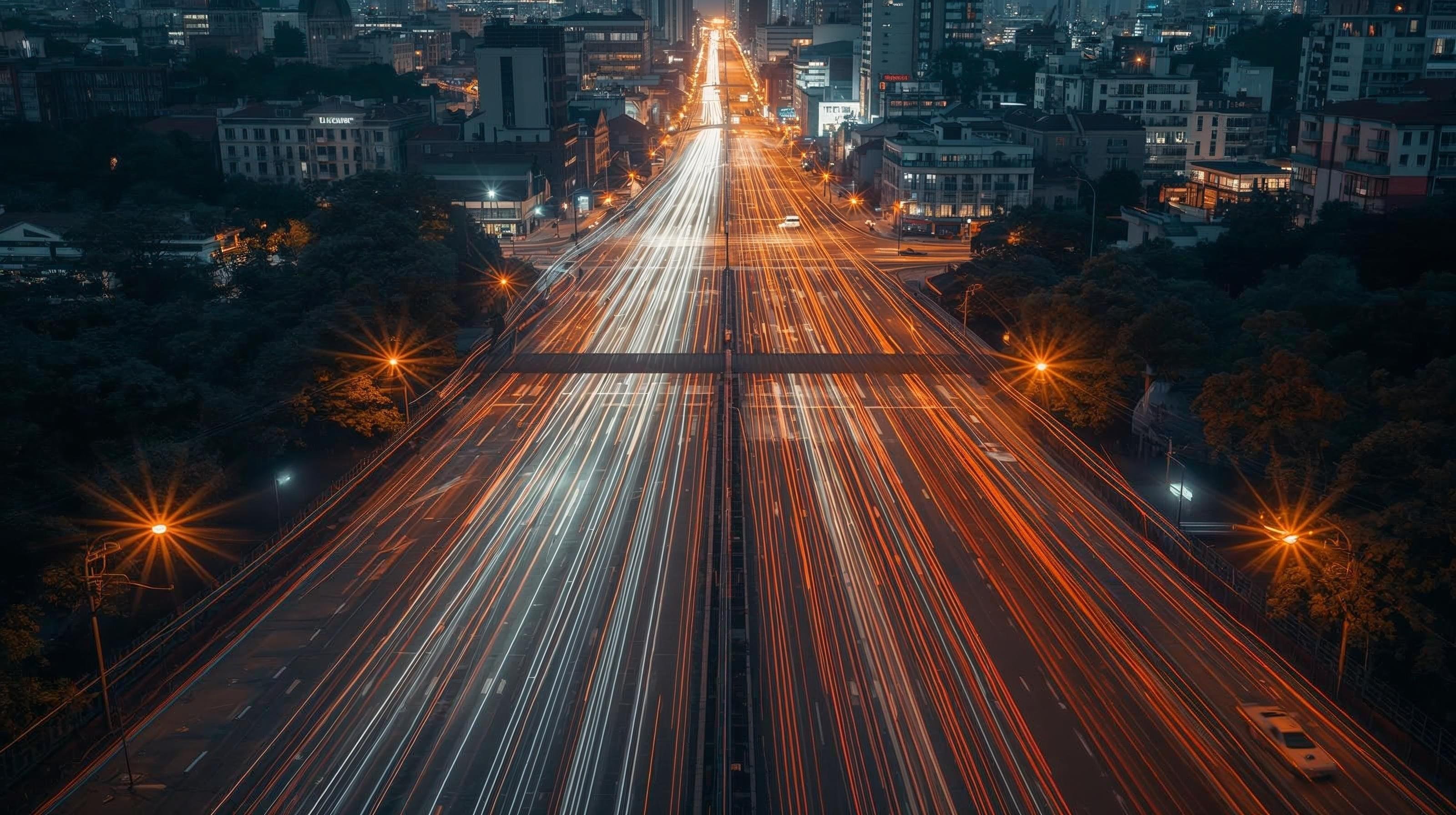 Real world scenario, city system, conect with light flow (1)